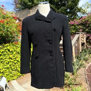 Genny 1980s wool boucle jacket